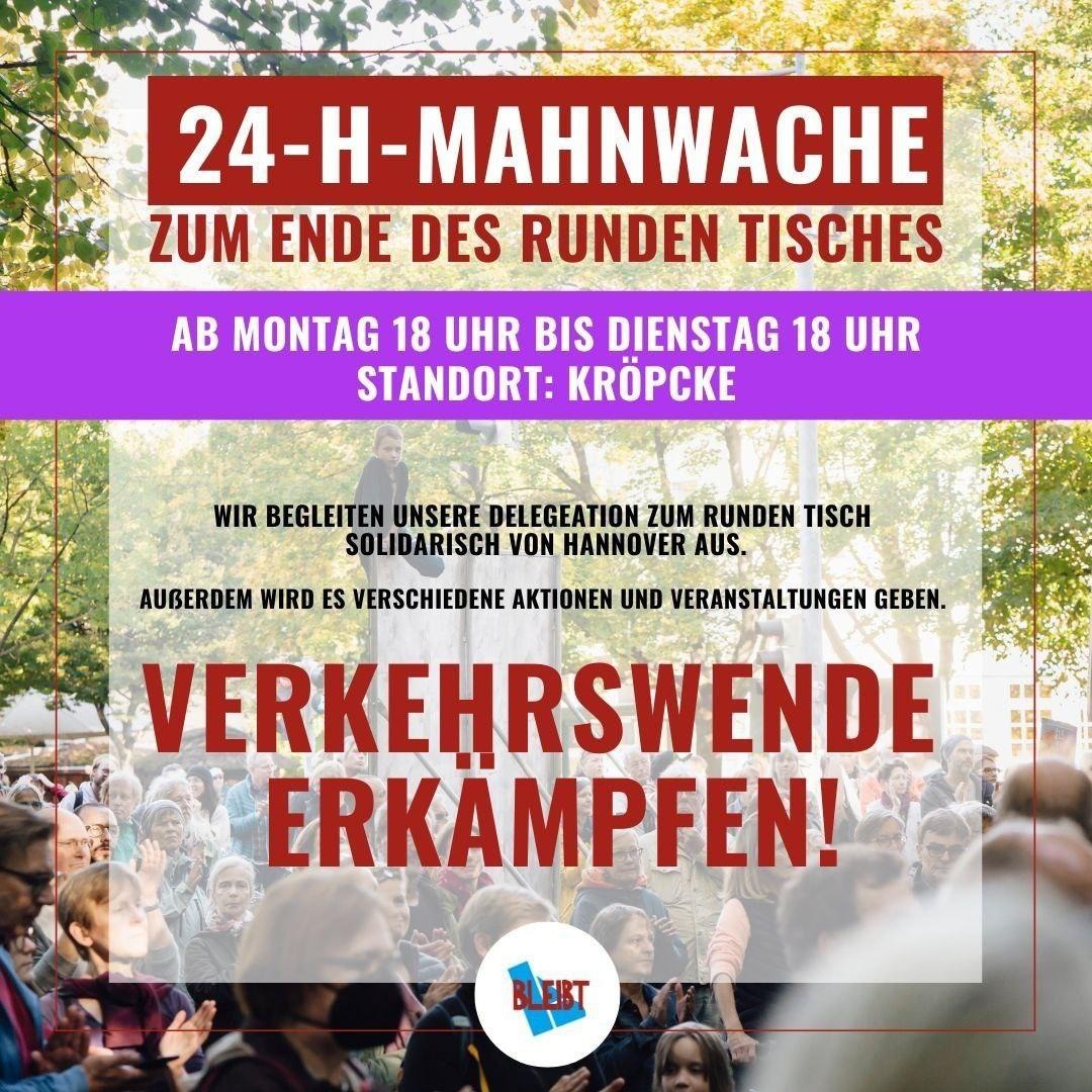 24h-Mahnwache – 05.06. bis 06.06.